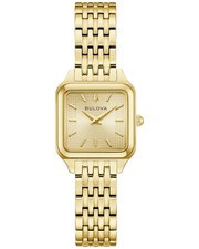 Bulova 97L191 Champagne Dial Stainless Steel Bracelet Sutton Womens Watch New