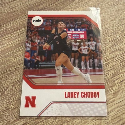 2025 Onit Athlete Laney Choboy White Parallel P-5 Nebraska Volleyball Card!!