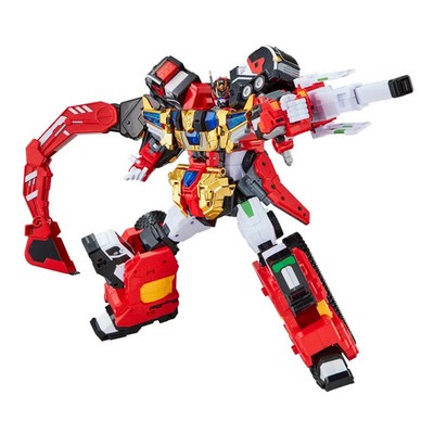 Metal Cardbot S FLAMENOVA Fire Car Transformer Robot Car Figure