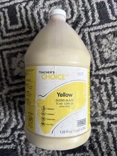 AMACO Gloss Glaze Opaque Yellow Gallon