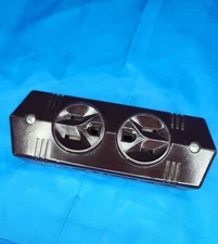 Vintage Brown Surface Mount Grouded Duplex Receptacle Bakelite Outlet NOS