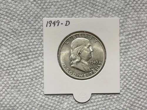 1949-D Franklin Half Dollar AU.