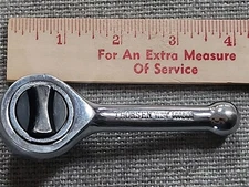 Thorsen Chrome Stubby Mini Ratchet 4-3/16" #51176 Pre-owned Excellent Condition 