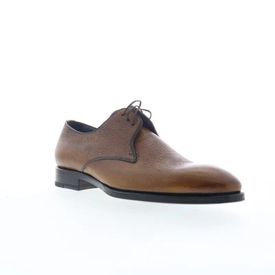 Di Bianco SBP899 richelieu pour hommes en cuir brown 41.5 - Photo 1/4