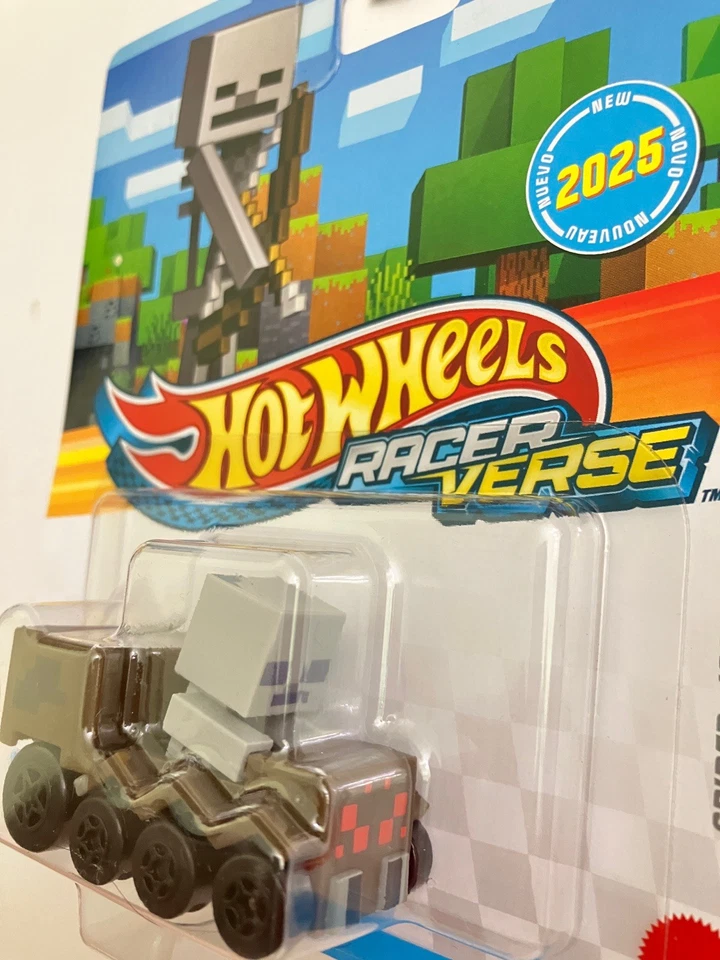 “Minecraft” Spider Jockey, Hot Wheels Racerverse Nuevo Foto 2 de 2