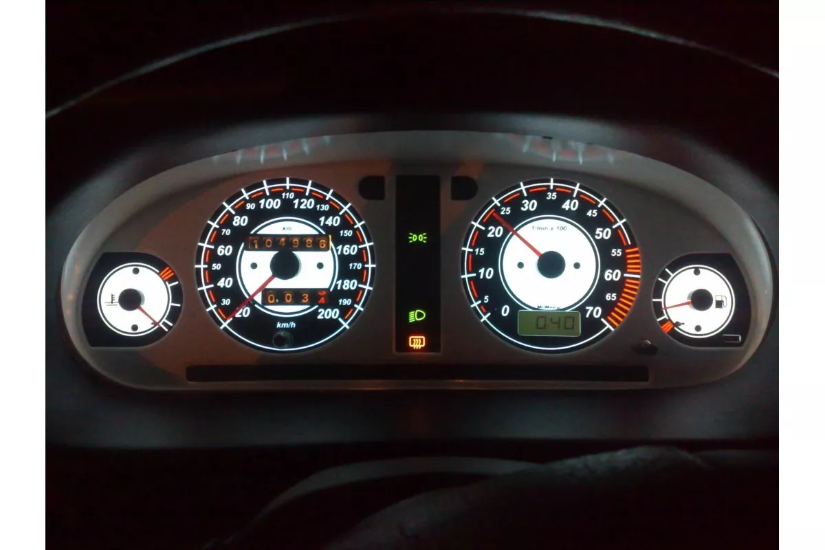 KODA FELICIA DESIGN 1 GLOW GAUGE PLASMA DIALS SPEEDOMETER GLOW SHIFT INDICATOR