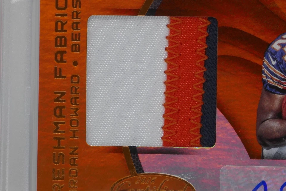 2016 Panini Certified #233 Jordan Howard Freshman Fabric Signatures/199 🔥PSA 9 - Image 4 of 4