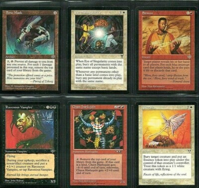 12 MAGIC THE GATHERING CARDS 1996 LOT MOST LP MINTY NICE ORIGINAL