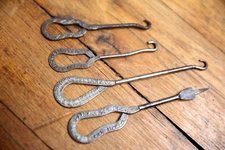 Antique Advertising Dairy Boot Shoe Shop Button Hook Tool Cleveland Seville Ohio