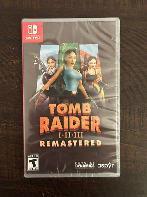 Tomb Raider I-II-III Remastered (Limited Run Games) Nintendo Switch  NEW+SEALED