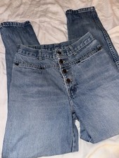 Vintage Sunset Blues by Chic Jeans Women Blue High Waist Made in USA