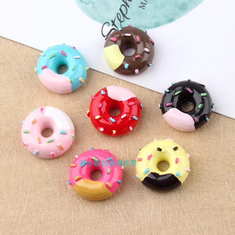 1:12 Miniature food play doll house accessoriesimulation mini donut model
