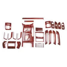 For Toyota Land Cruiser Prado 2018-2022 ABS Wood Grain  Accessories Trim Sticker