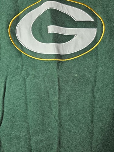 Green Bay Packers Sweater Adult XL Green Reebok NFL Pullover Sweatshirt Mens - Picture 3 of 8