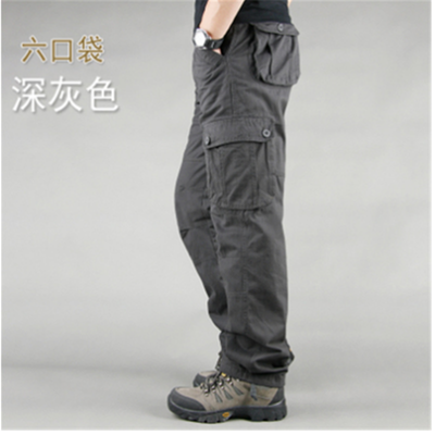 Fall Mens Cargo Casual Pants Pockets 28 