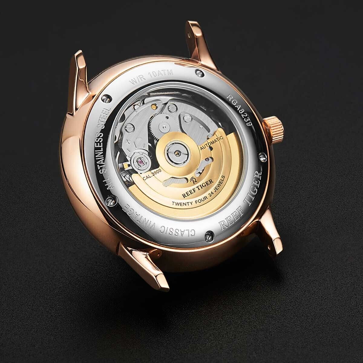 Reef Tiger Mens Luxury Watches Vintage Automatic Mechanical Reef Tiger Mens Luxury Watches Vintage Automatic Mechanical