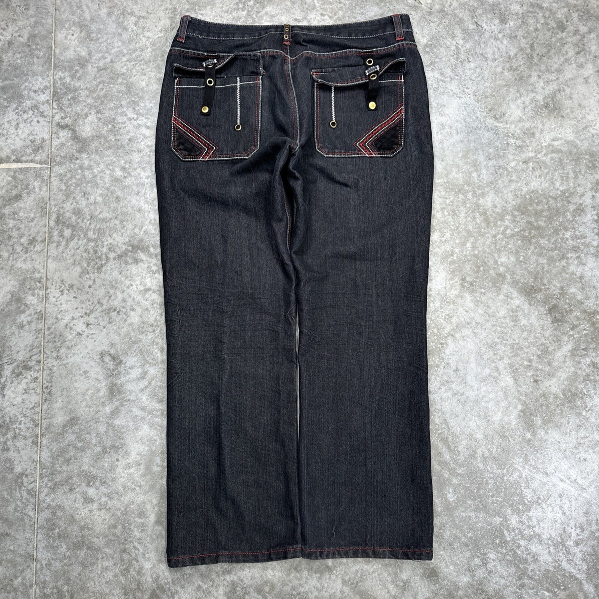 A BATHING APE 猿 crown design denim jeans A BATHING APE 猿 crown design denim jeans