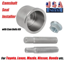 Camshaft Seal Installer Tool Kit with Cam Bolts For Mazda, Nissan, Toyota, Lexus