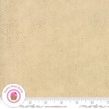 Moda CHILL SPOTTED 1660 129M Beige Birch Gold Metallic Dot ZEN CHIC Quilt Fabric