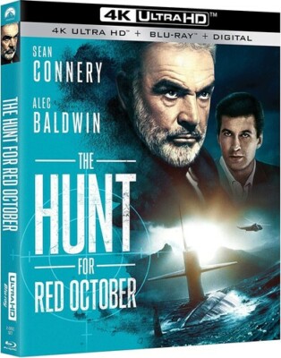 The Hunt for Red October (4K Ultra HD, 1990) NEW, Sean Connery