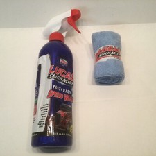 Lucas 10160 Slick Mist Speed Wax - 24 oz. Microfiber Towel
