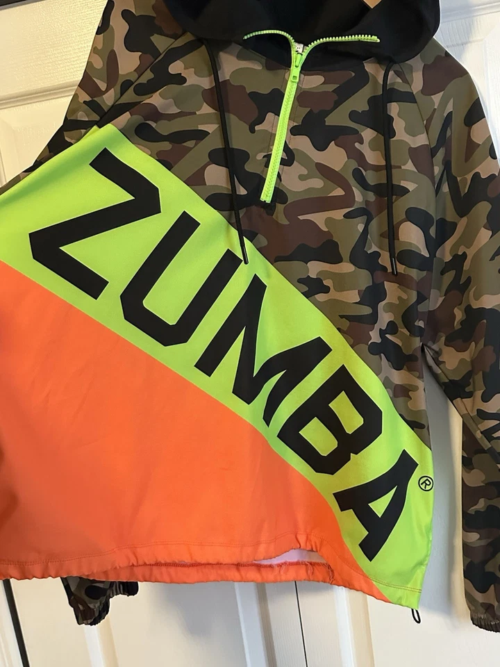 Suéter Zumba Move The World camuflaje neón - XL Foto 4 de 4