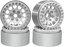 OGRC 4PCS Beadlock Rims 1.9 Inch Wheels RC Rim Hub Aluminum Beadlock Rims for Tr