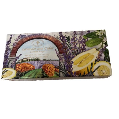 Lavendel und Zedernseife Made in Italy