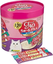 INABA CIAO Churu Gourmet Cat Treats 14 g × 120 Sticks Made in Japan NEW