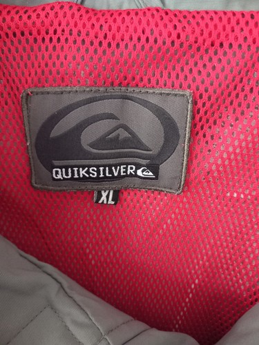 Mens Quicksilver Size xl Green Jacket Coat Full Zip - Picture 5 of 8