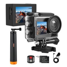 SVGo2 4K30FPS , EIS 2.0 Dual Touch-Screen Waterproof , 50MP 5X Zoom, Remote A...