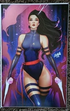 X-MEN 32 UNKNOWN COMICS DAVID NAKAYAMA EXCLUSIVE VIRGIN FOIL VARIANT PSYLOCKE