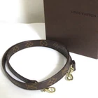 Authentic Louis Vuitton Monogram canvas Shoulder strap 96cm/37.8" in Box Brown