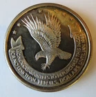 VINTAGE MONEX $10 TRADE EAGLE ONE TROY OUNCE .999 FINE SILVER ROUND