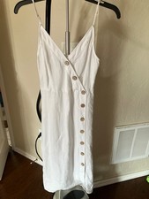 Express line white dress xs