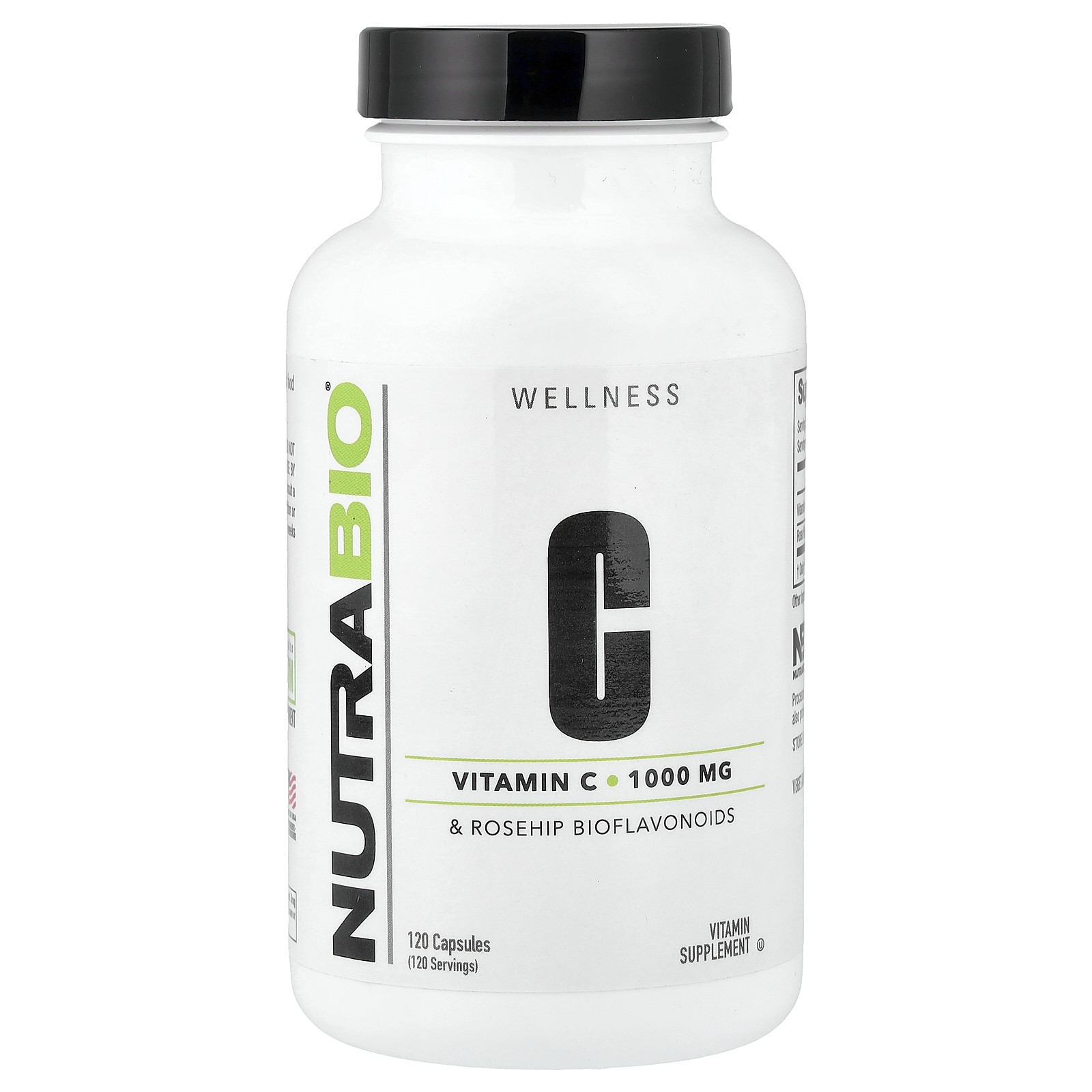Vitamin C - Rosehip Bioflavonoids 120 Capsules 3390₽
