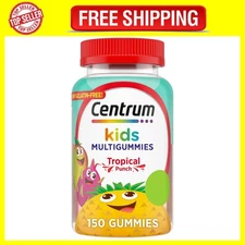 Centrum Kids Multivitamin Gummies, Tropical Punch Flavor Made With Natural Flavo