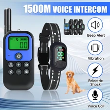 Dog Training Collar 4900FT Remote Rechargeable Shock PET Waterproof Trainer New