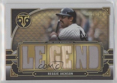 2022 Topps Triple Threads Relics Legends 26/36 Reggie Jackson #RL-RJN HOF 0x3l
