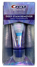 Crest 3D White Deep Stain Remover Daily Toothpaste Dazzling Mint 3.1 Oz Exp 6/27
