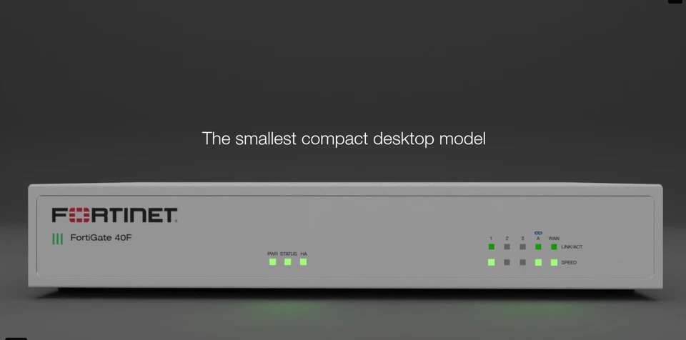 Fortinet FortiGate 40F FG-40F Next-Gen Firewall 5xGE - Image 2 of 4