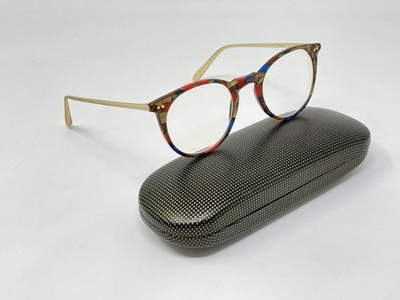 Krewe Royal Eyeglasses Matte Carnevale 24kt Gold Titanium Acetate Frames