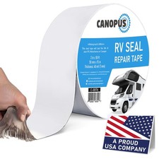 Heavy Duty RV Sealant Tape 5cm x 15m Extra Strong, White Butyl Seal Tape