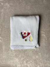 Circo Blue Baby Blanket  #1 Soccer Ball Embroider Thermal Waffle Weave Target