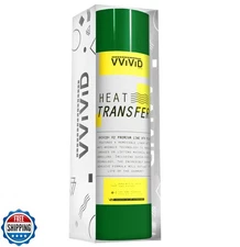 VVIViD V2 Powerplay Premium Line HTV Heat Transfer Vinyl Film (Green, 1ft x 1