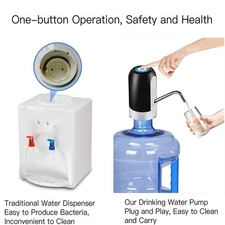 USB Rechargeable Automatic Water Bottle Pump Dispenser One-Click Switch