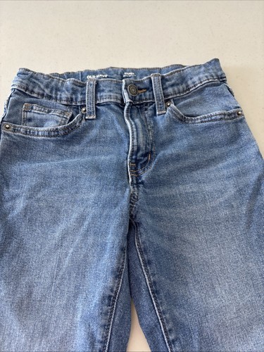 Old Navy Taper Jeans Boys Size 8 Denim - Picture 2 of 6