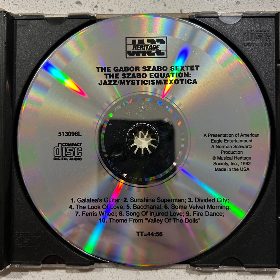 Gabor Szabo Sextet - The Szabo Equation: Jazz, Mysticism, Exotica CD Foto 3 de 3