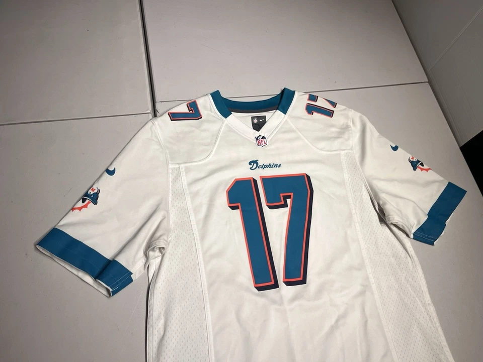 Camiseta deportiva de los Miami Dolphins para hombre grande blanca Tannehill Nike On Field Team NFL fútbol americano Foto 2 de 4