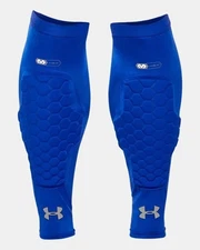 Under Armour Gameday Armour Pro Padded Leg Sleeves Basketball ADULT MEDIUM, BLUE